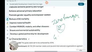 Part @2 over  sustainable Development Goals 