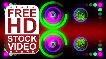 Free Stock Videos – VJ Loops DJ music equalizer colorful animated 3D motion graphics