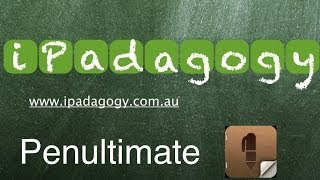 iPadagogy - App Review - Penultimate Tutorial