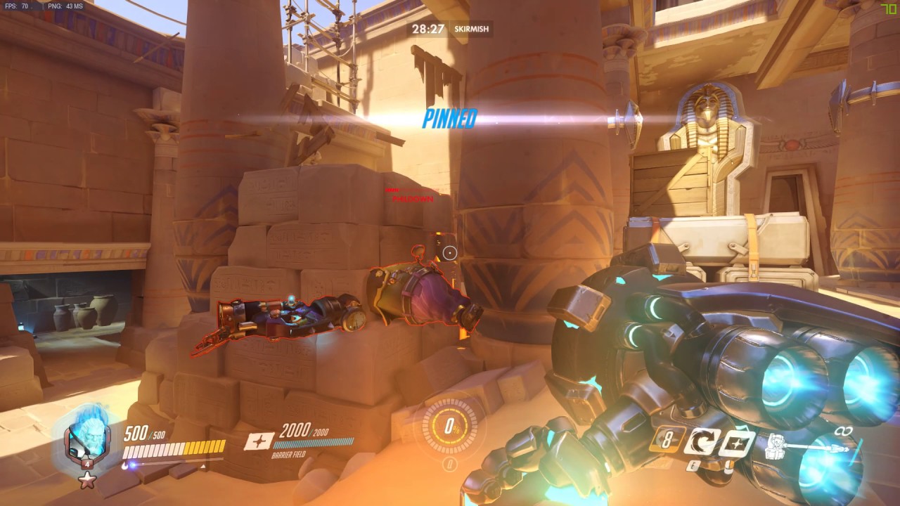 Overwatch - Reinhardt glitch