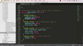 Lecture 33, Part 1: Fixing Navbar Layout, Text, and Dropdown Menus