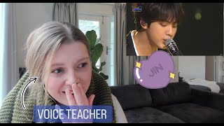 Voice Teacher Reacts - Jin - Epiphany & Yours