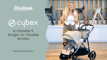 Cybex e-Gazelle S Electric Stroller | Single-to-Double