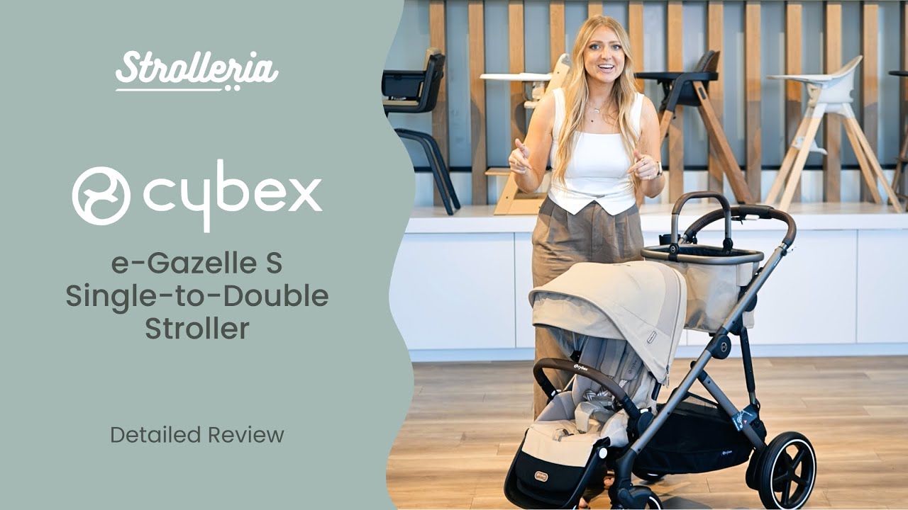 Cybex e-Gazelle S Electric Stroller | Single-to-Double