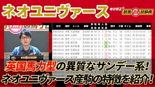 【ネオユニヴァース】 サンデー系の異質タイプ！ 狙えるパターンは現在も継続中！