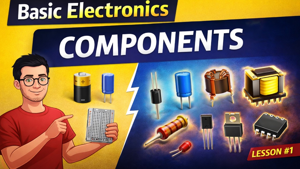 Electronic Components Explained for Beginners | Basic Electronics # ...