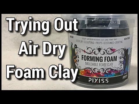 Pixiss Foam Clay Air Dry Modeling Clay 300 Gram White - Moldable