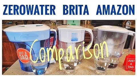 ZeroWater vs Brita vs Amazon Basics Water Filter Comparison?  Which One Filters More? TDS Meter