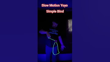 Slow Motion Yoyo(#36) Simple Bind #yoyo #yoyotricks #skilltoy #skills #slowed #fyp #trending #asmr