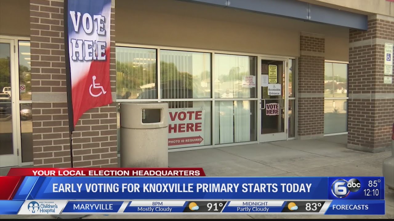 Early voting for Knoxville Primary begins Wednesday - YouTube