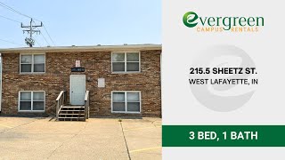 3 Bedroom Apartment in West Lafayette | 215.5 Sheetz | Unit 3