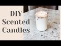 DIY SCENTED CANDLES | MOTHERS DAY GIFT IDEA