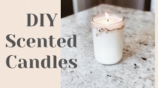 DIY SCENTED CANDLES | MOTHERS DAY GIFT IDEA