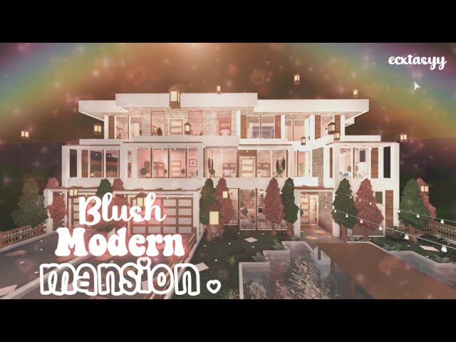 Bloxburg Blush Modern Mansion Tour Layouts Tips À· Youtube It's chelsea, better known as chel_bop! bloxburg blush modern mansion tour