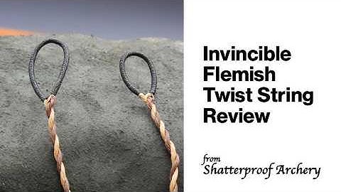Shatterproof Archery Invincible Flemish Twist Bowstring Review