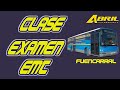 CLASE AUTOBÚS POSIBLE ZONA DE EXAMEN EMT AUTOBÚS/FUENCARRAL/CÁMARA FRONTAL Y TRASERA!