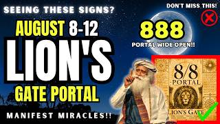 ✅LIONS GATE PORTAL 2026 | 3 Signs You’re About To MANIFEST Something HUGE By August 12💫