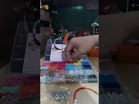 Highlight 53:38 - 58:39 making DIY necklace
