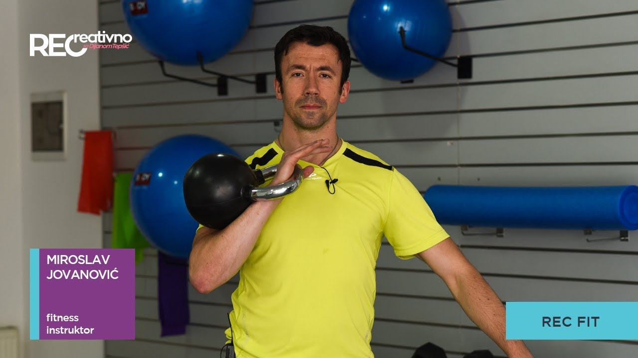 Rec Fit - Vježbe sa ruskim zvonom, Miroslav Jovanović - [S06E31]