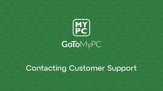GoToMyPC - Contacting Customer Support