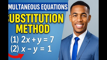 Crack Simultaneous Equations with the Substitution Method | Fast & Easy Math Guide! #MathMadeEasy