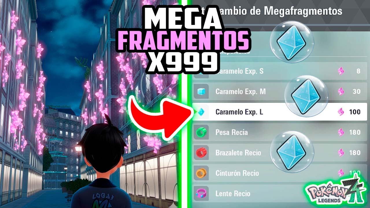 ¡SOLO 7 MINUTOS! el MEJOR MÉTODO para Conseguir MEGA FRAGMENTOS x999 en Pokémon LEGENDS Z-A