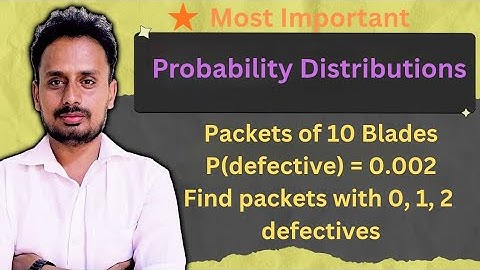 Poisson Distribution Problem | Poisson Probability Distributions | Important Problem 