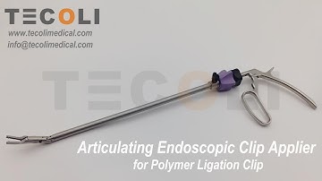 TECOLI Articulating Endoscopic Clip Appliers for Polymer Ligation Clips