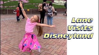 Lane Explores Disneyland and Meets Tinkerbell