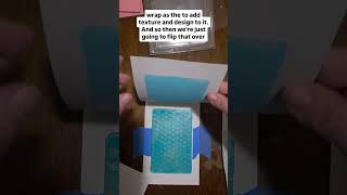 let's make a gelli print together! learn how to align prints and combine different textures!