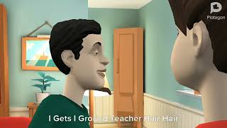 Plotagon Laziness Episode 33 Part 2: Borish Grounds Teacher / Grounded