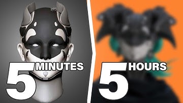 3D professional transforms human head into a 3D artwork - Noxx Zbrush and Cinema4D timelapse