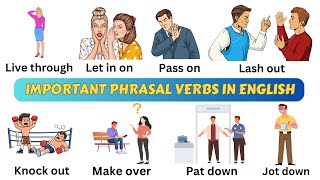 Important Phrasal Verbs, Easy To Learn With Examples, Pictures, And S