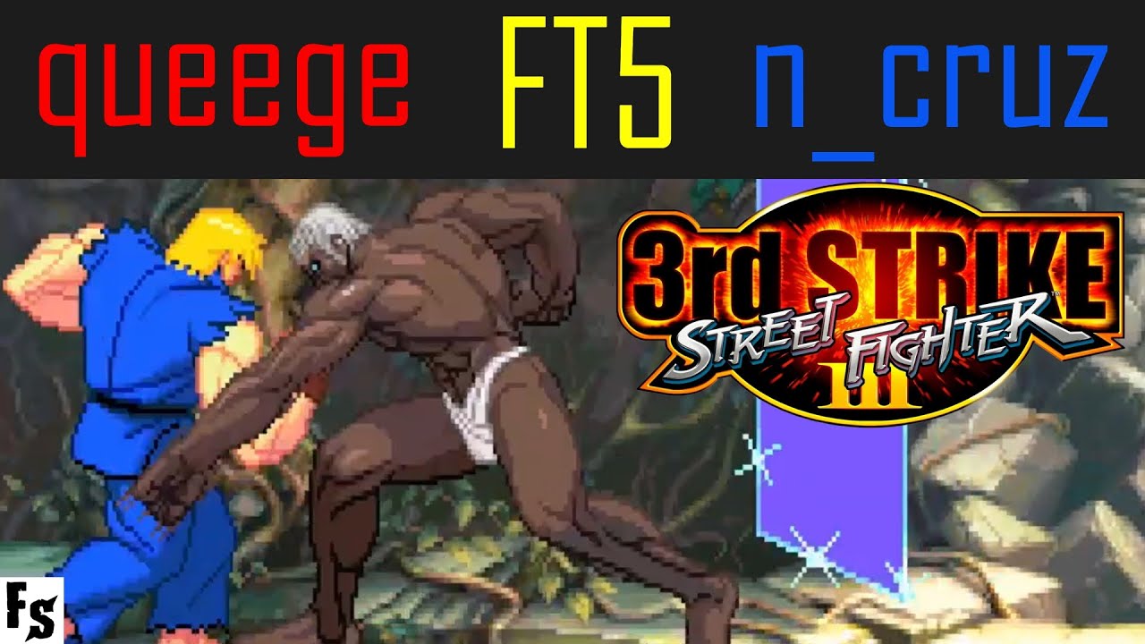 Street Fighter III: Third Strike - queege [Ken] vs n_cruz [Urien] (Fightcade FT5)
