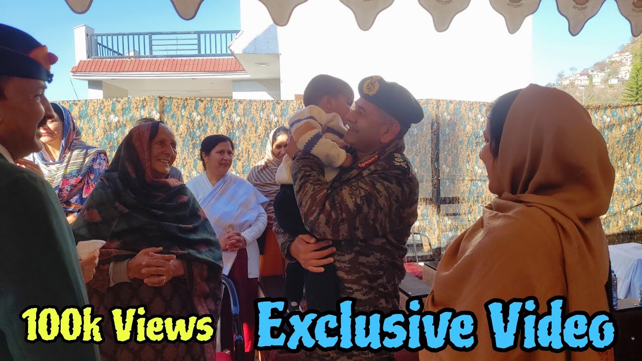 Heart-Touching Moment as Army Chief Visits Honorary Captain Parvaiz Ahmed’s Home