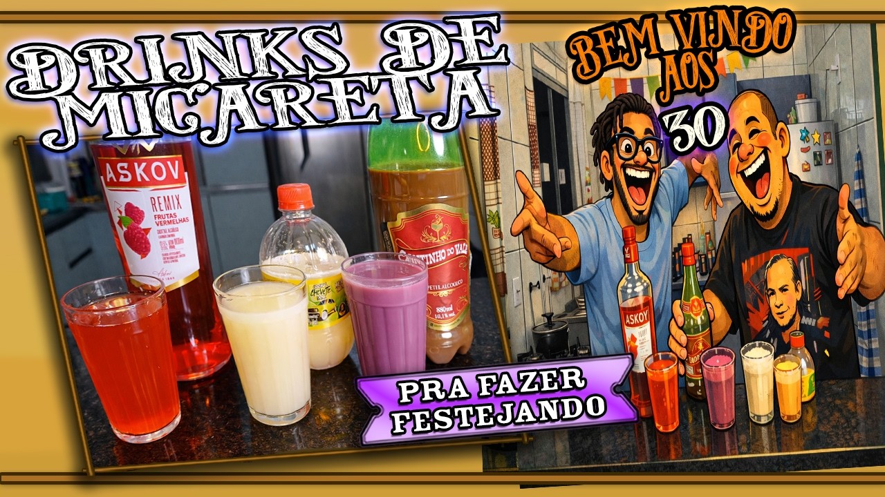 3 Drinks de Micareta 🎉🍹 | Pra fazer e curtir pulando Carnaval