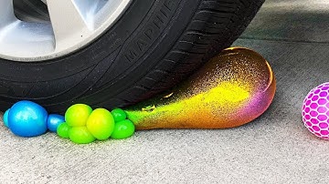 Crushing Crunchy & Soft Things with Car Compilation! - Floral Foam, Squishy, Tide Pods and More!