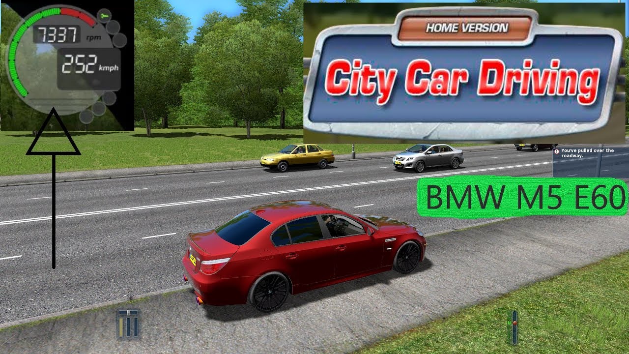 City Car Driving Bmw m5 e60 ! Topspeed , drift, ... - Mod Testing #2 ...
