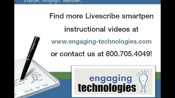 Livescribe - Creating a Livescribe Pencast PDF Overlay (Windows) - 1