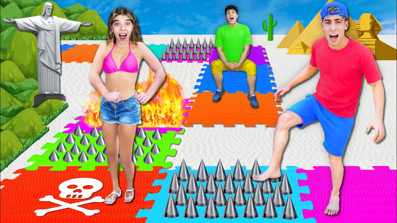 ГИГАНТСКАЯ НАСТОЛЬНАЯ ИГРА В РЕАЛЬНОЙ ЖИЗНИ !!