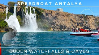 Antalya Speedboat Tour from Lara Beach to Antalya Water Caves & Duden Waterfalls | iPhone 15 Pro Max