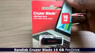 Sandisk Cruzer Blade 16GB USB 2.0 Pen Drive || Unboxing