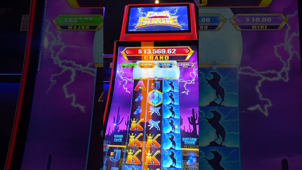 Bonuses on cash Surge Slot machine.