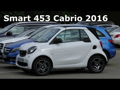 Erlkönig ungetarnt Smart fortwo A 453 Cabriolet 2016 Smart Cabrio prototype  uncamouflaged Spy video 