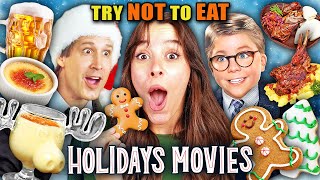 Try Not To Eat  Holiday Movies! (Christmas Vacation, Krampus, A Christmas Story)