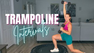 35 MIN Trampoline Intervals | Cardio & Strength  Fun & Sweaty