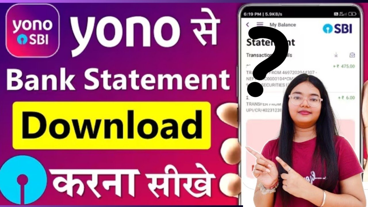 Yono Sbi se mini statement kaise nikale? | Transaction history kaise dekhe |  Download statement