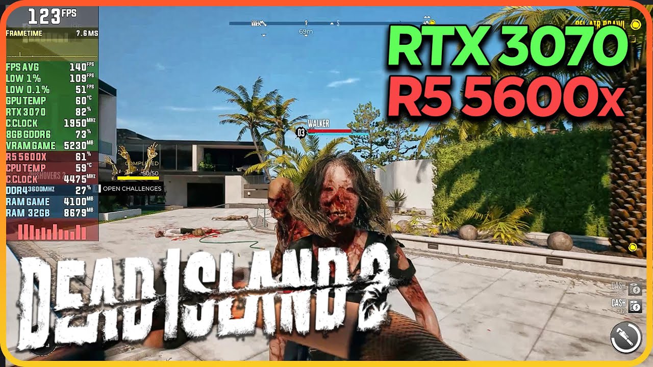 Dead Island 2 exige a RTX 2070 Super para 60fps