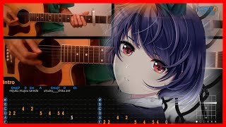 Domestic na Kanojo OP 1 - Kawaki wo Ameku | Acoustic Guitar Lesson [Tutorial + TAB + CHORDS]