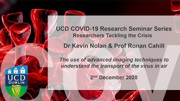 The use of advanced imaging techniques to understand the transport of the virus in air